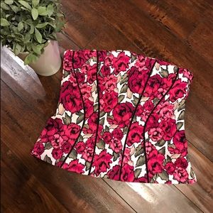 White House Black Market corset top